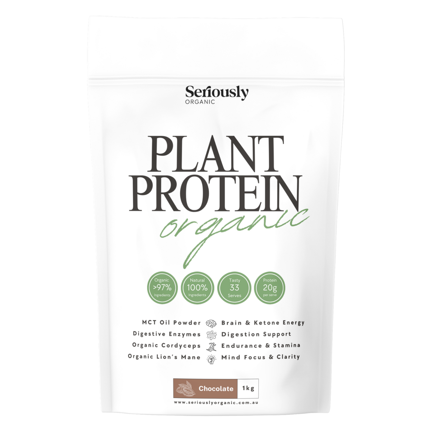 Plant Protein Organic Chocolate image 0