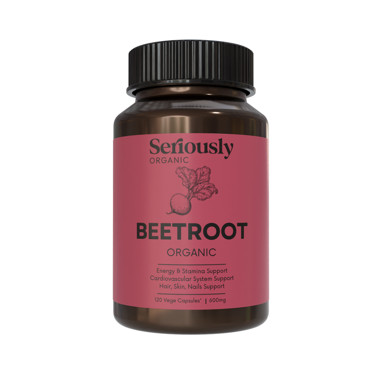 Organic Beetroot Capsules :: 2 Months Supply image 0