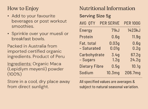 Maca Powder Organic