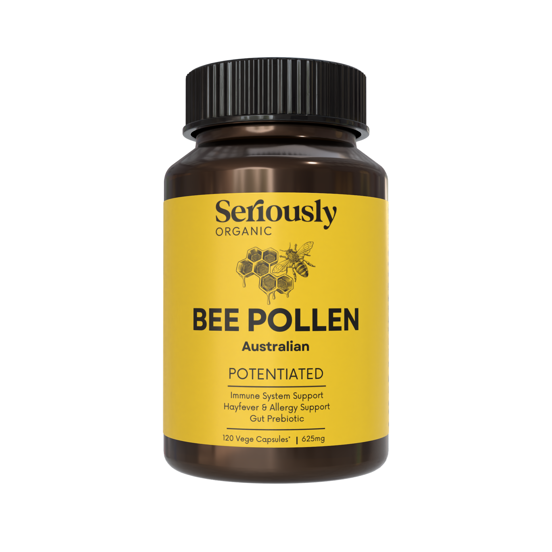 Australian Potentiated Bee Pollen Capsules :: 2 Months Supply image 0