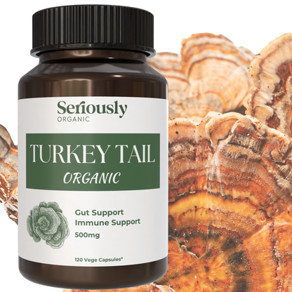 Organic Turkey Tail Mushroom Capsules :: 2 Months Supply image 1