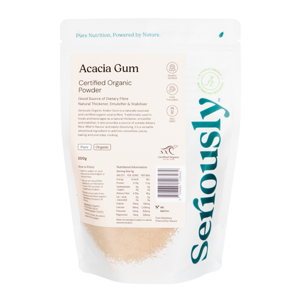 Acacia Gum, Gum Arabic Organic Powder