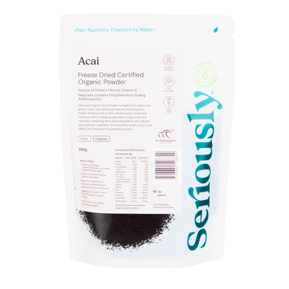 Acai Berry Powder Freeze Dried Organic