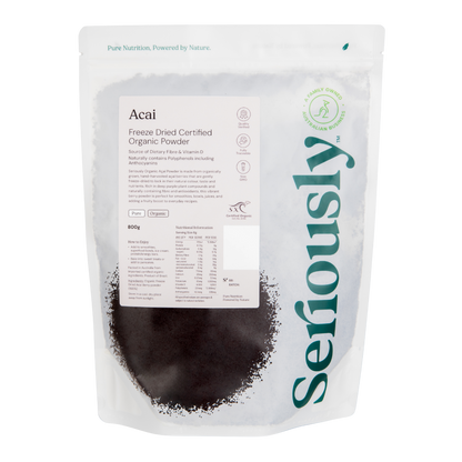 Acai Berry Powder Freeze Dried Organic