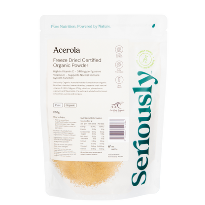 Acerola Cherry Powder Freeze Dried Organic