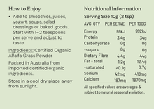 Organic Alfalfa Powder