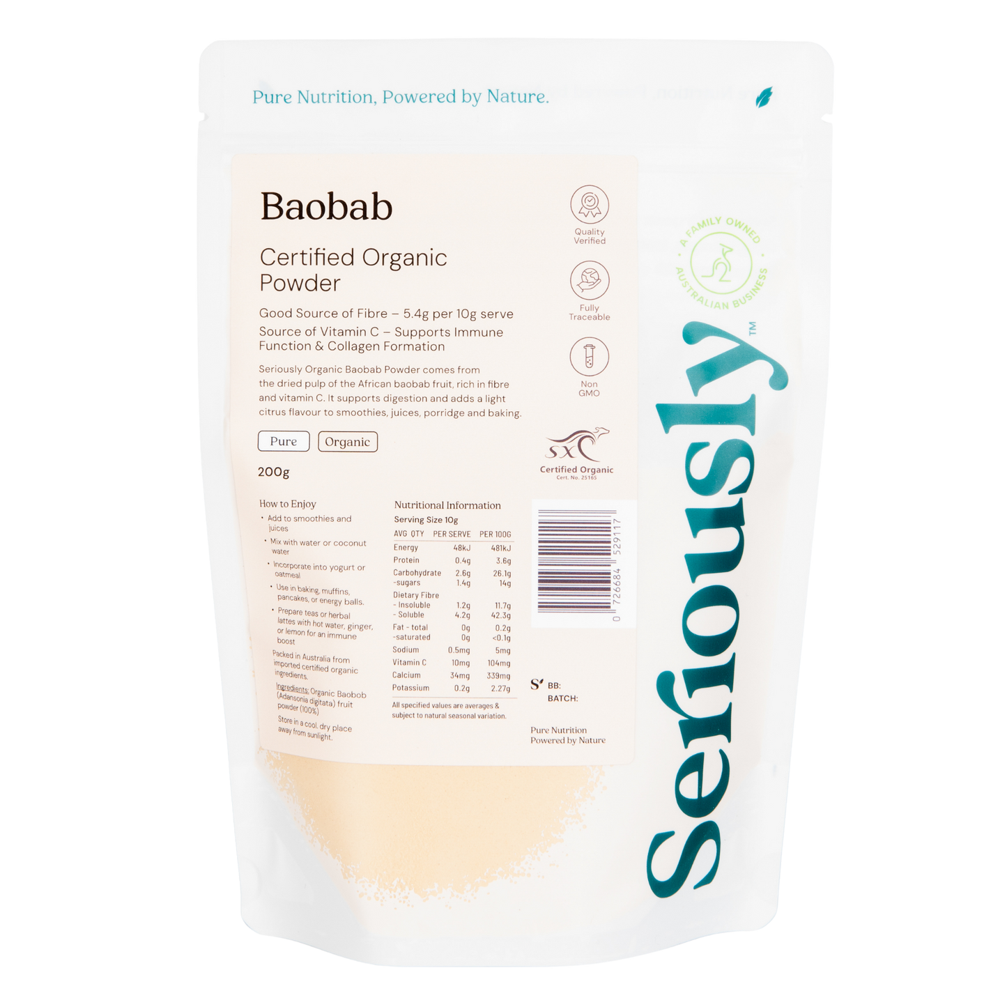 Baobab Fruit Powder Organic
