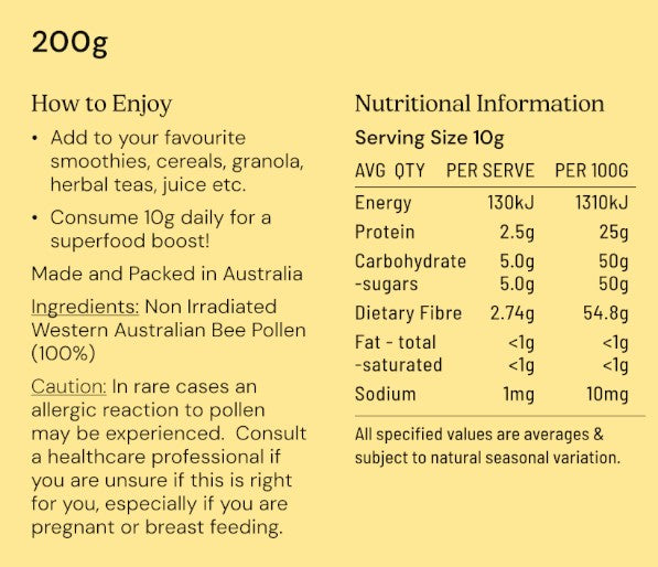 Bee Pollen - Australian