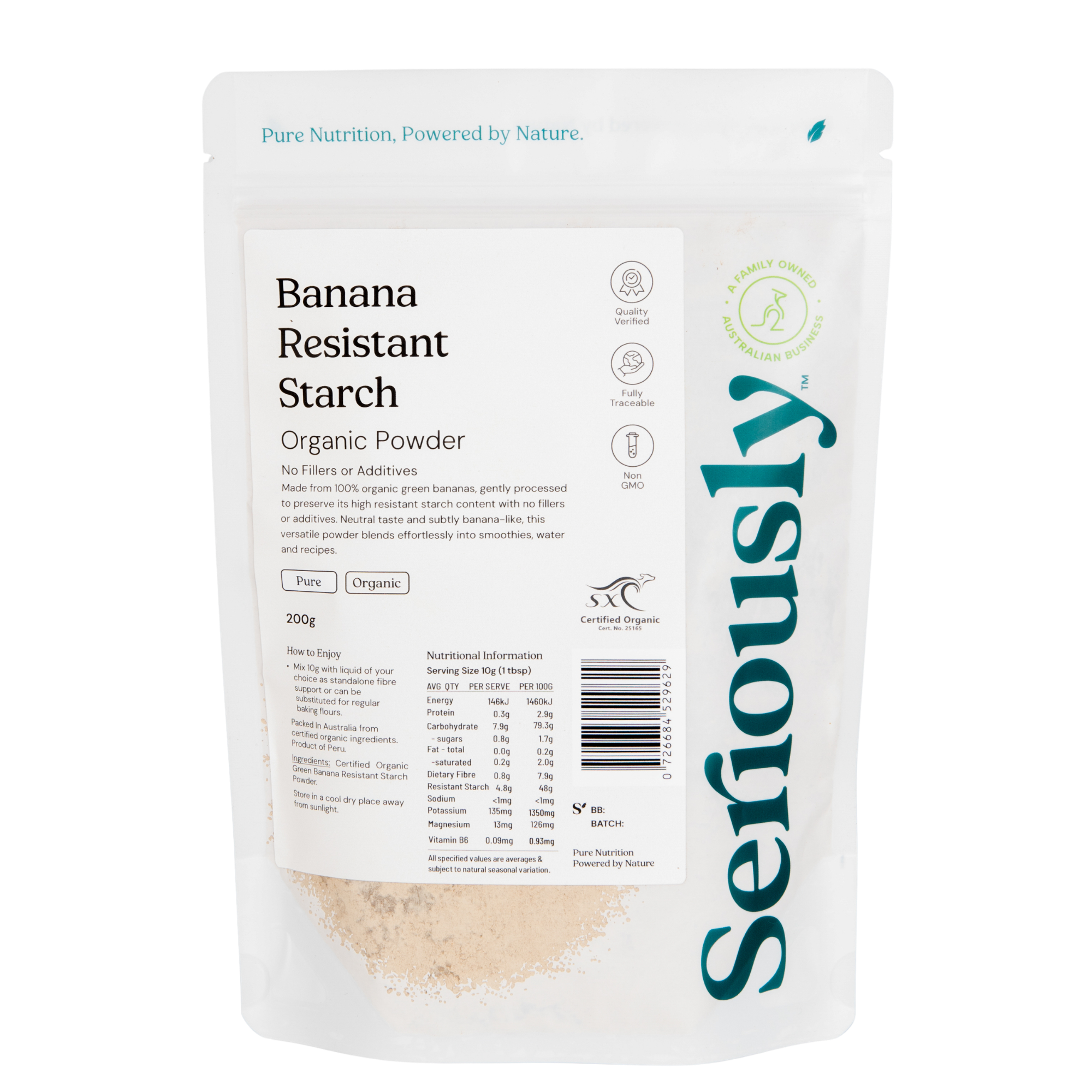 Organic Green Banana Resistant Starch