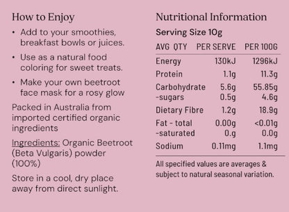 Beetroot Powder Organic