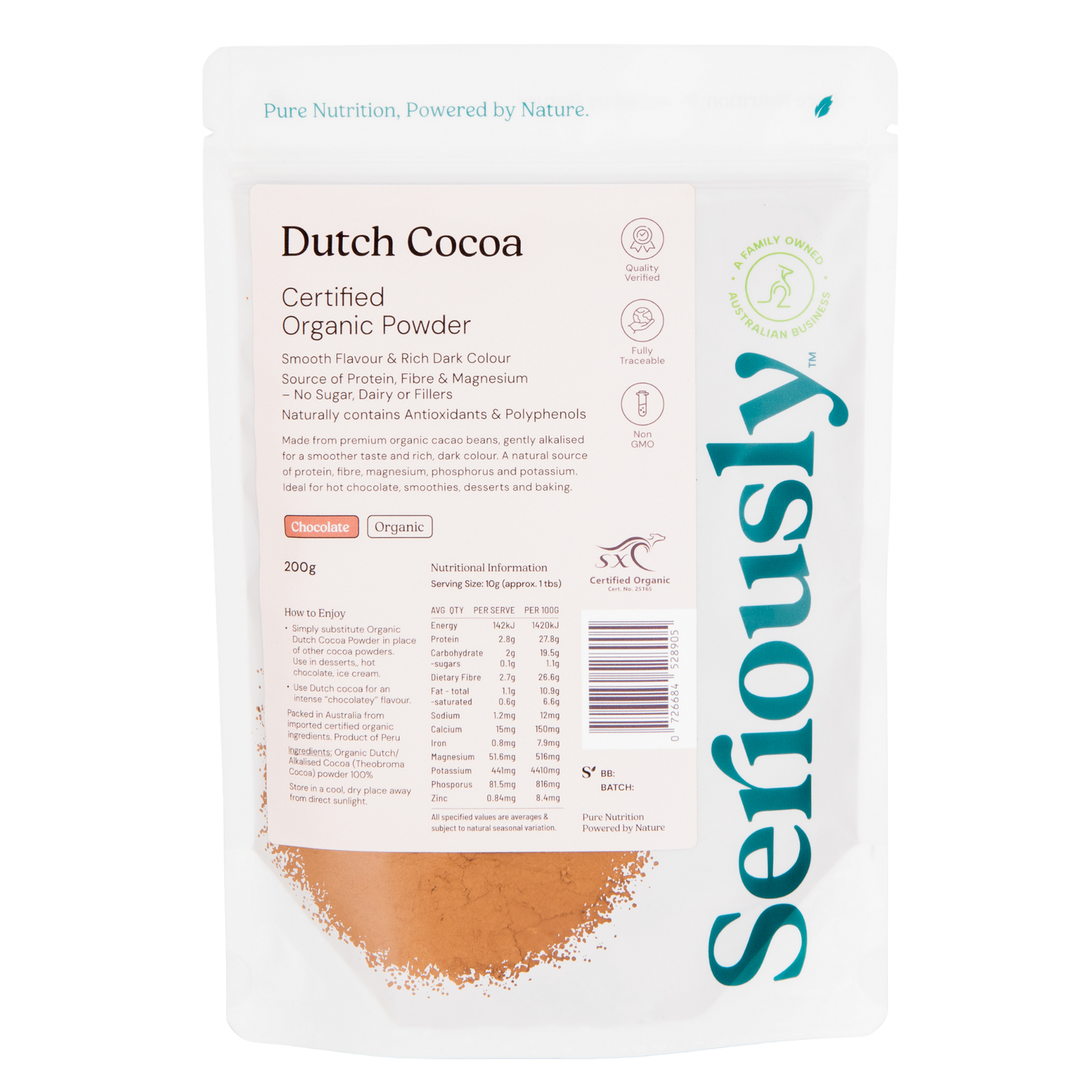 Cocoa Powder Dutch Organic