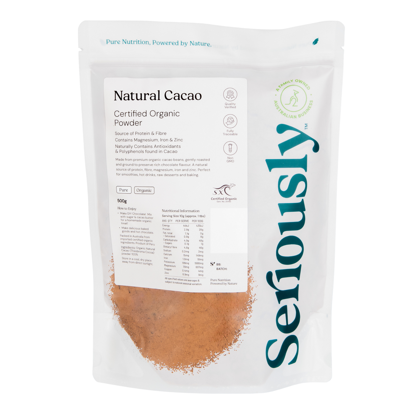 Cacao Powder Natural (Raw) Organic