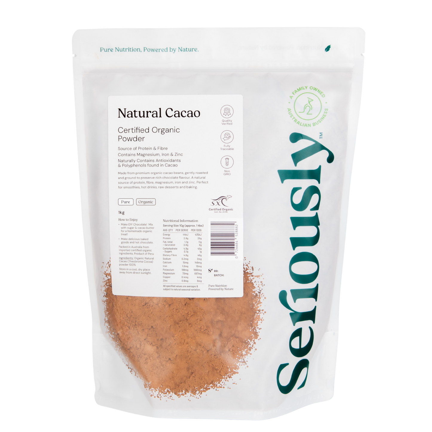 Cacao Powder Natural (Raw) Organic