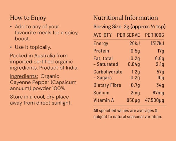 Nutritional Information