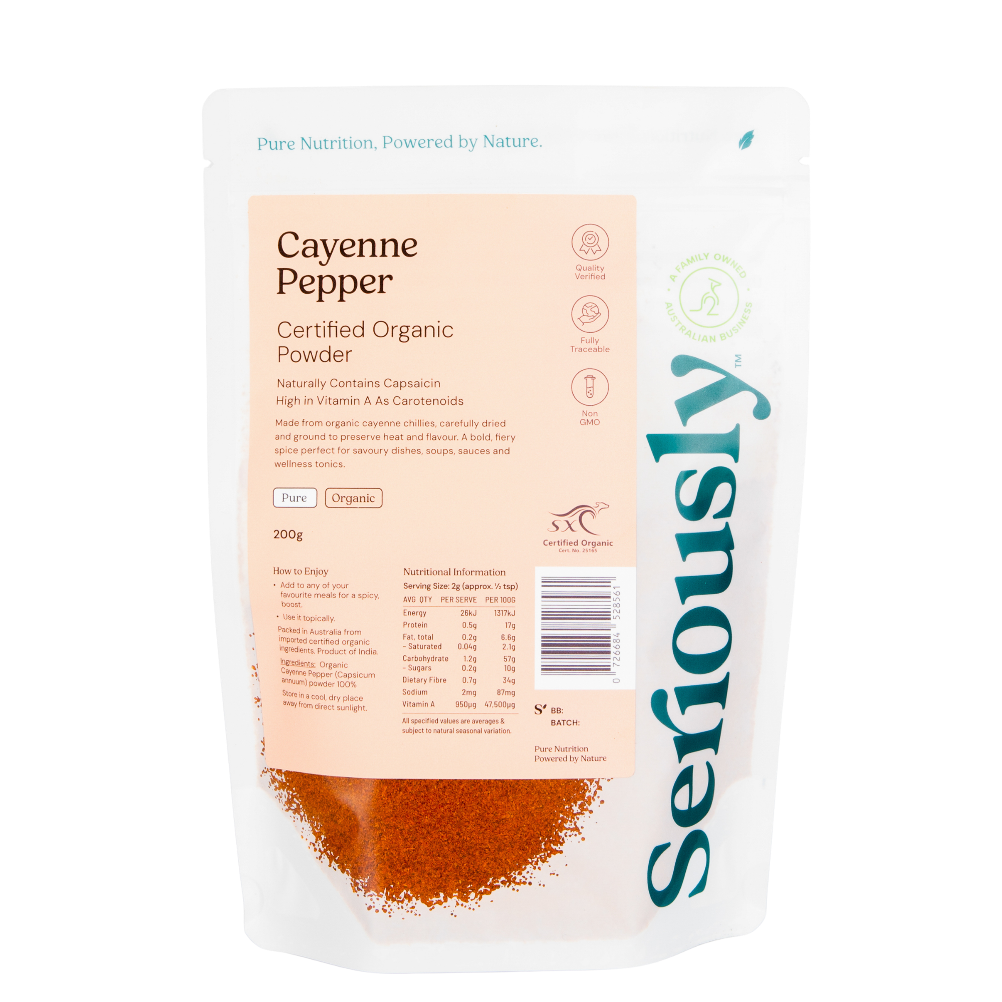 Cayenne Pepper Powder Organic