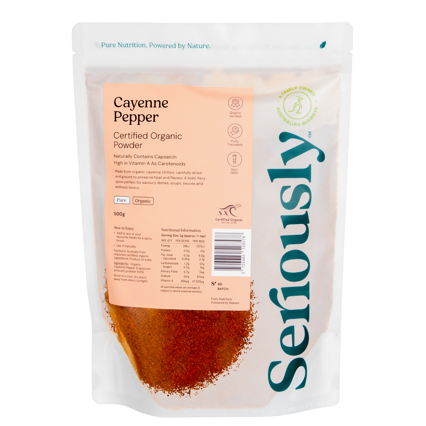 Cayenne Pepper Powder Organic