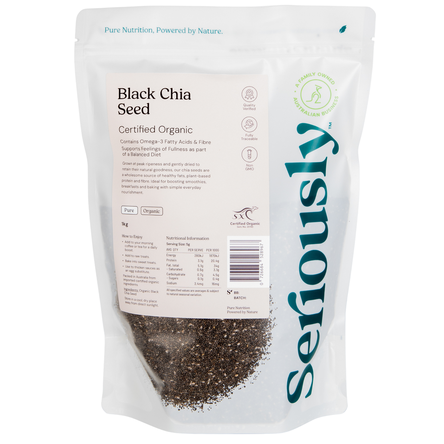 Chia Seed Black Organic