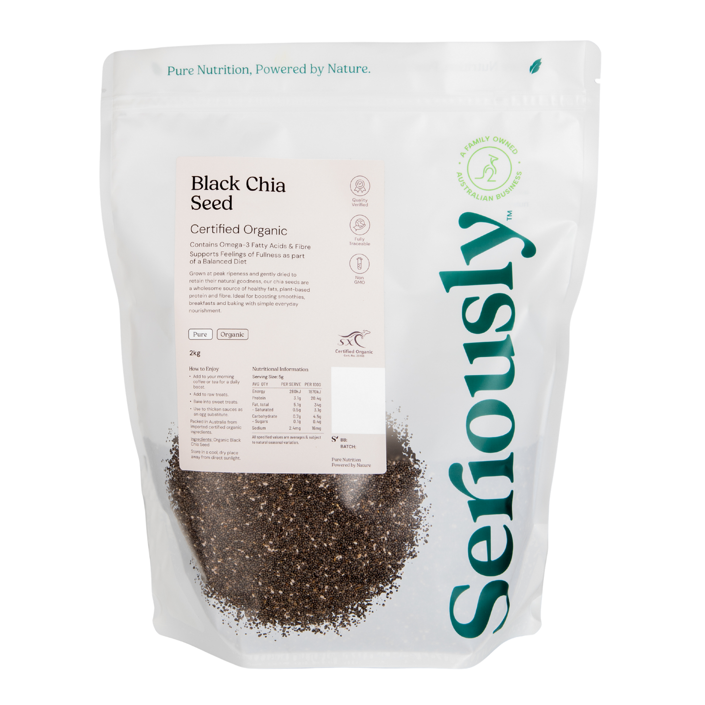 Chia Seed Black Organic