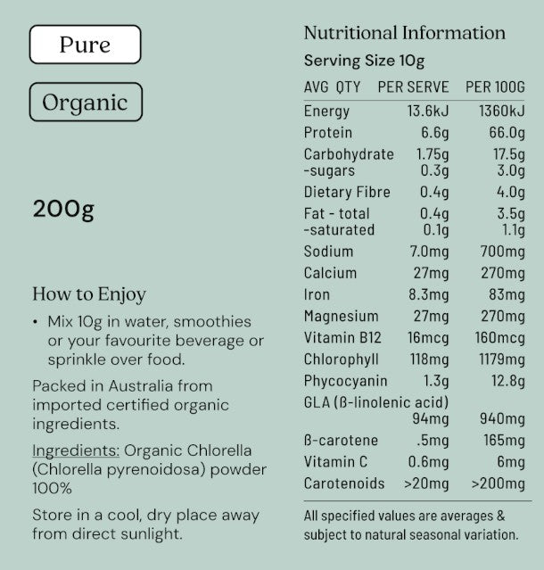 Chlorella Powder Organic