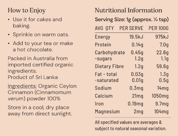 Nutritional Information