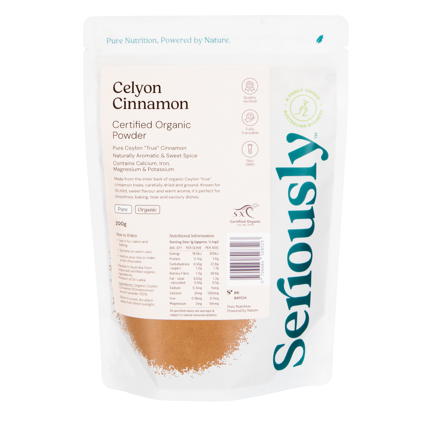 Cinnamon Ceylon Powder Organic