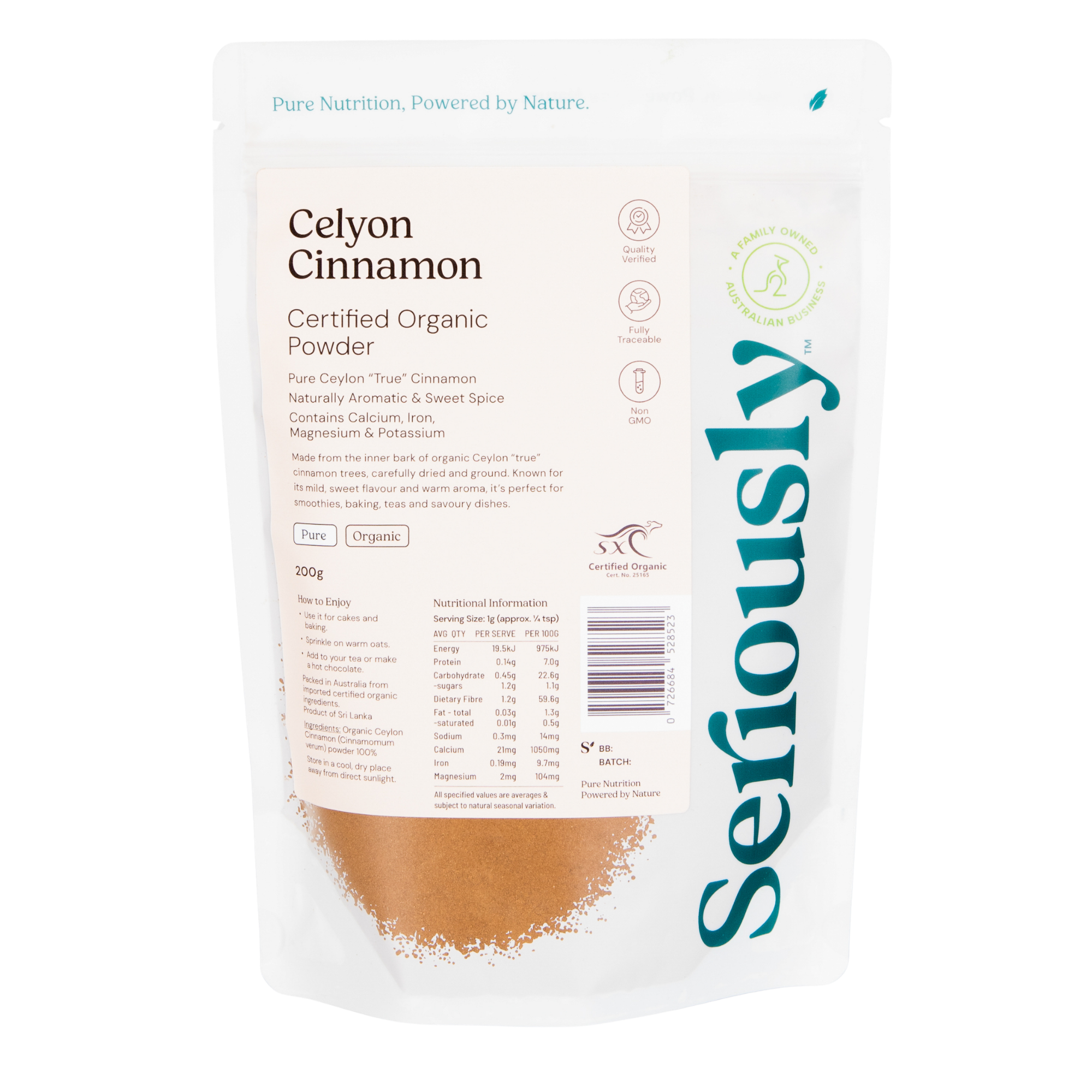 Cinnamon Ceylon Powder Organic