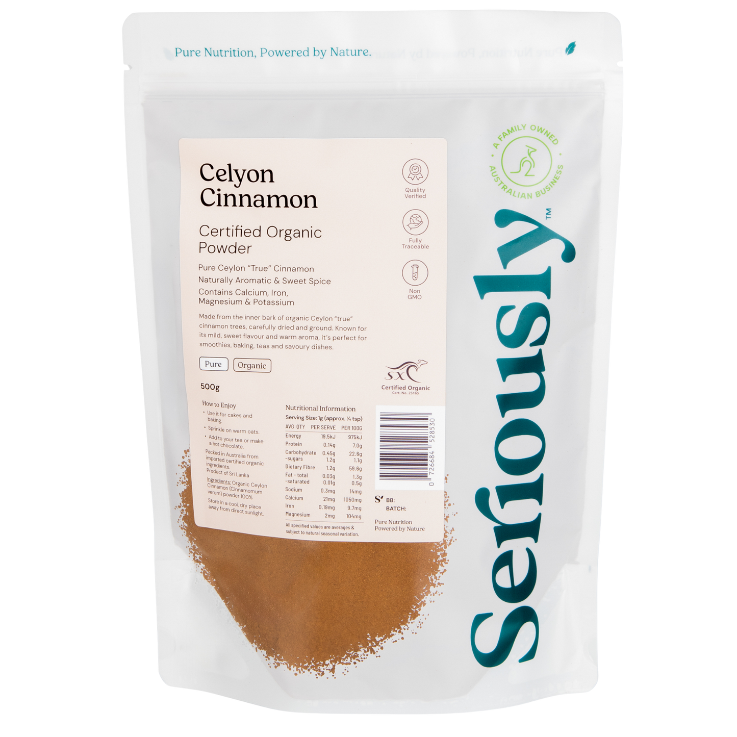 Cinnamon Ceylon Powder Organic