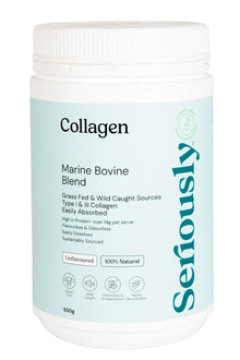 Collagen Peptide Blend Premium Australian Bovine & Wild Caught Marine Collagen