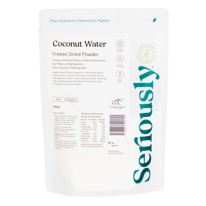 Coconut Water Powder Freeze Dried Organic