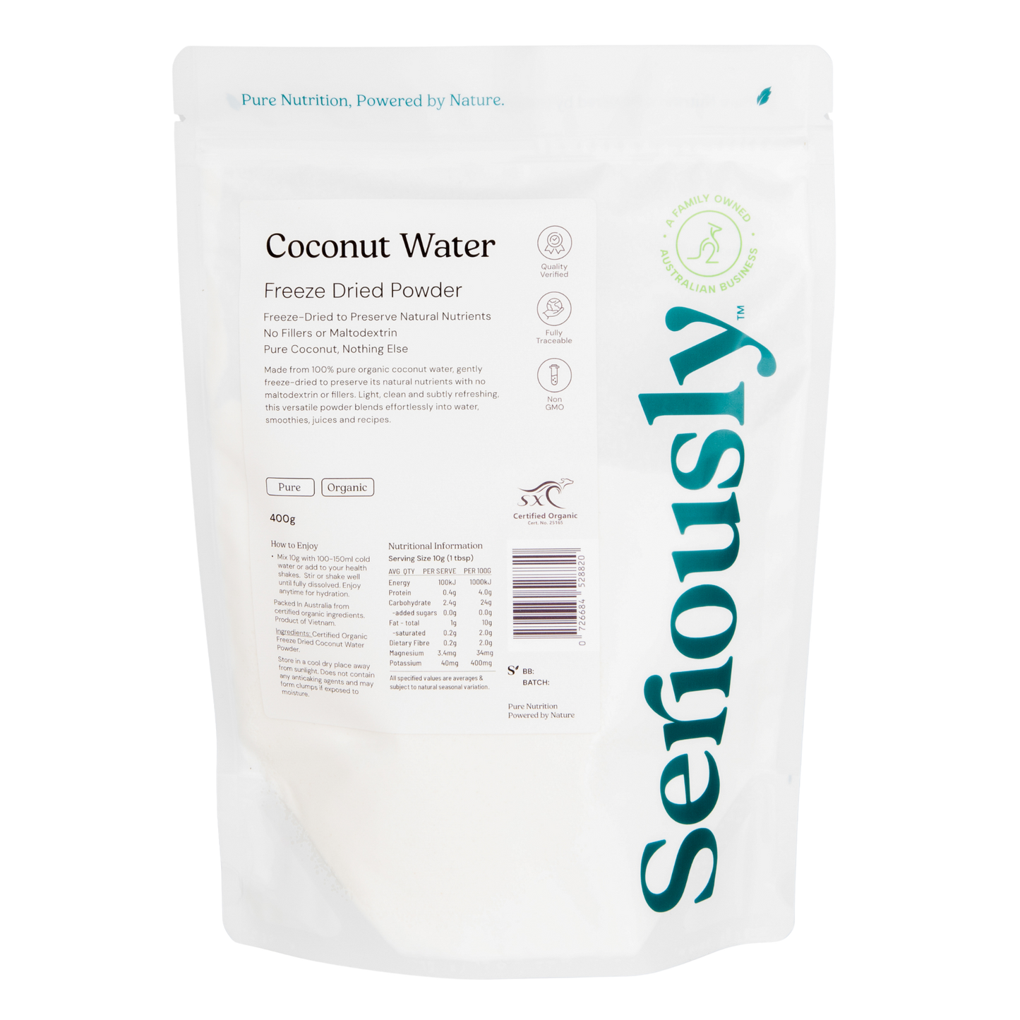 Coconut Water Powder Freeze Dried Organic