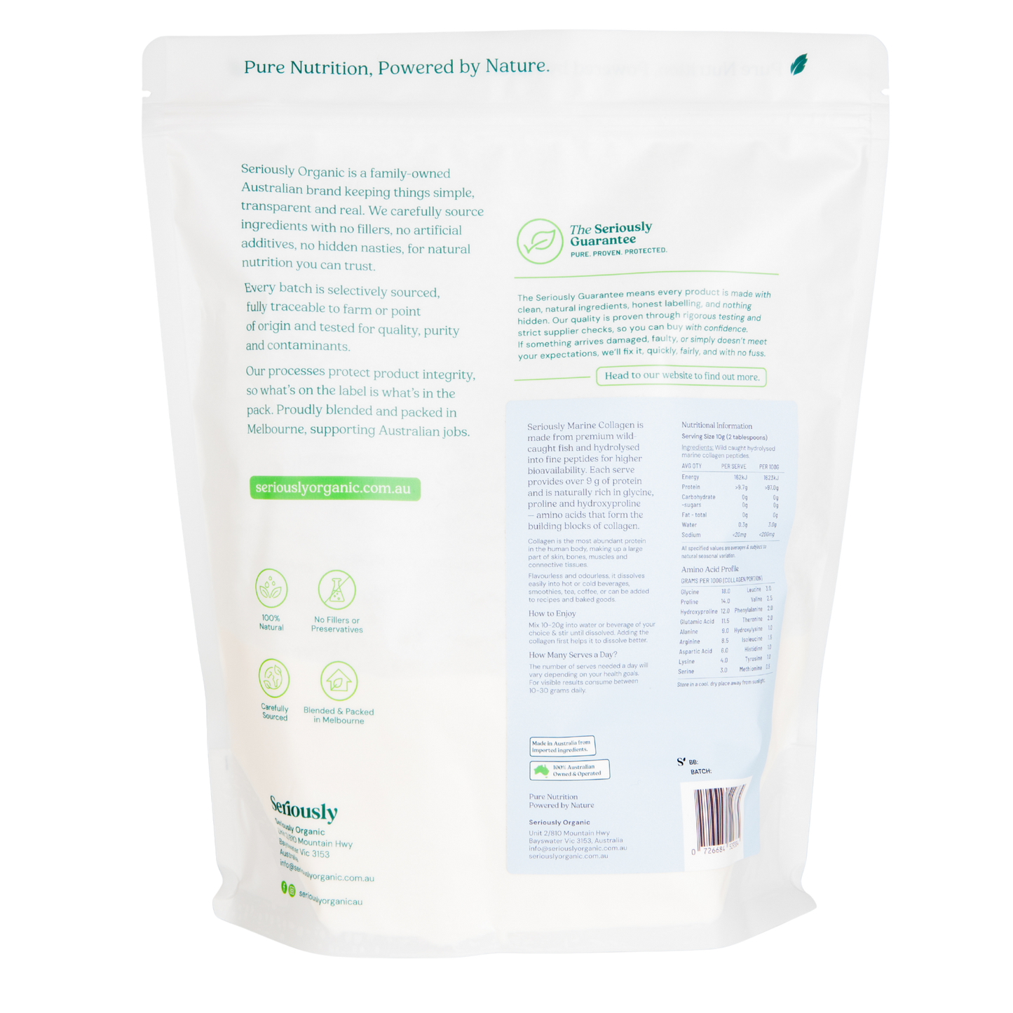 Wild Caught Marine Collagen Australian Made