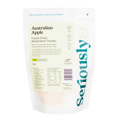Apple Powder Freeze Dried Australian Biodynamic