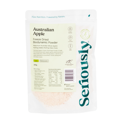 Apple Powder Freeze Dried Australian Biodynamic