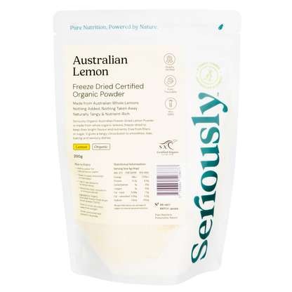 Lemon Powder Freeze Dried Australian Organic