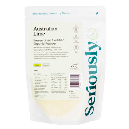 Lime Powder Freeze Dried Australian Organic