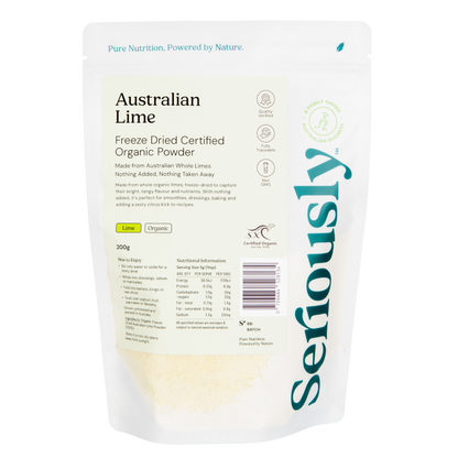 Lime Powder Freeze Dried Australian Organic