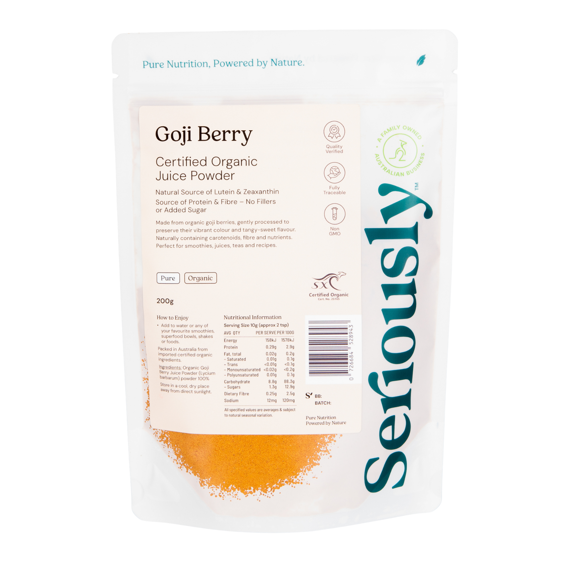 Goji Berry Juice Powder Organic