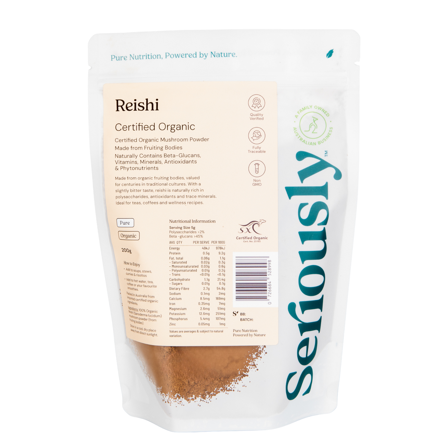 Reishi Mushroom Powder Organic
