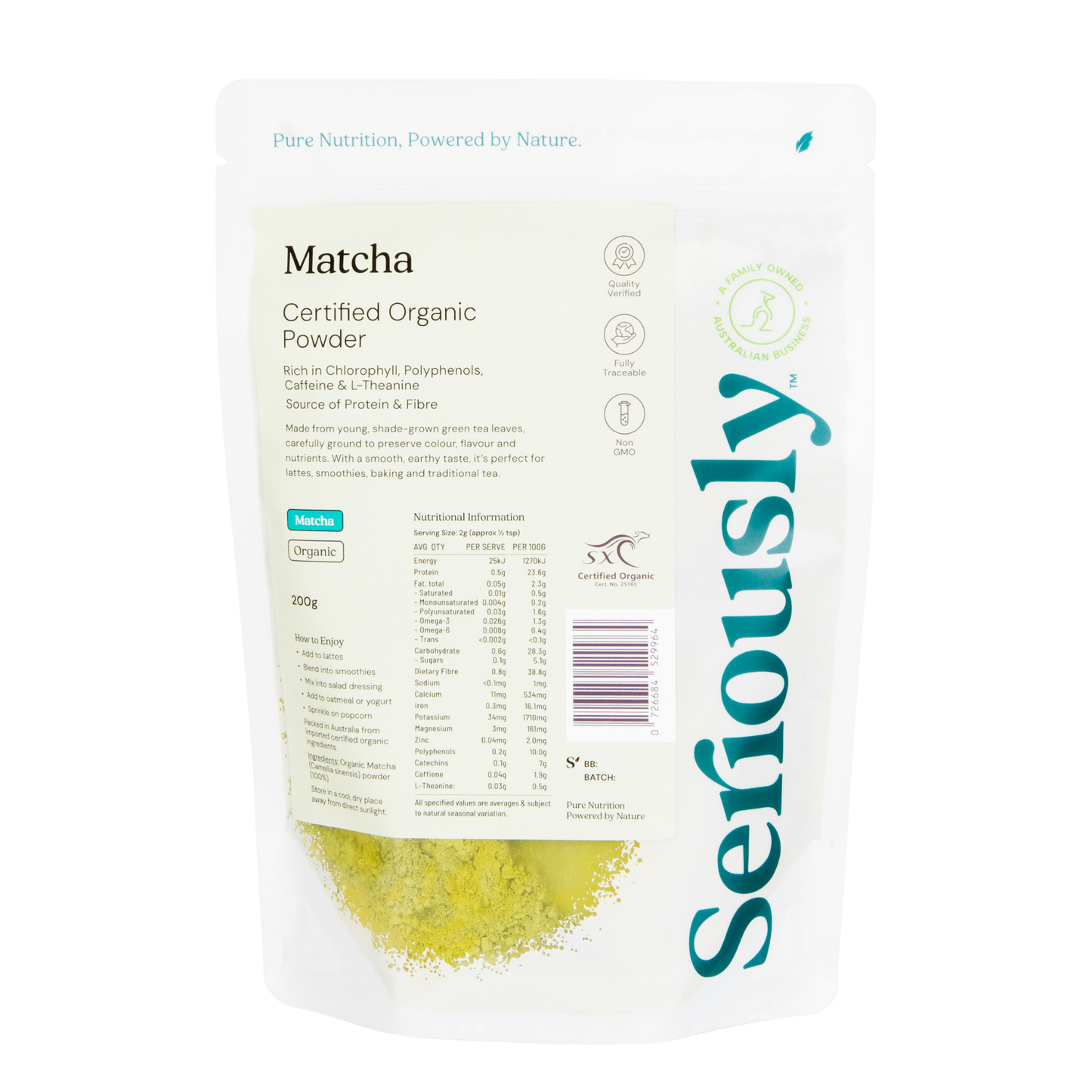 Matcha Green Tea Powder Organic
