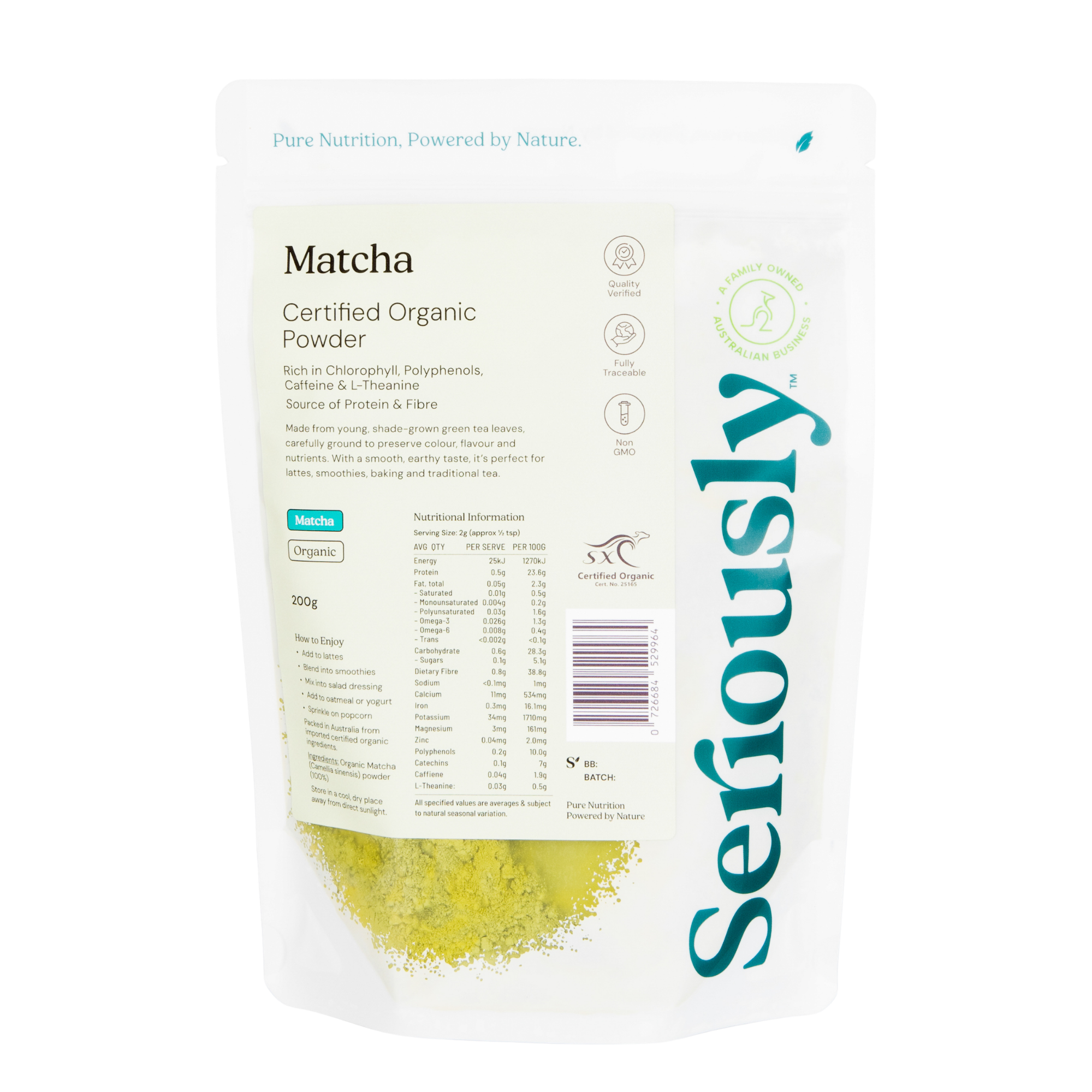 Matcha Green Tea Powder Organic