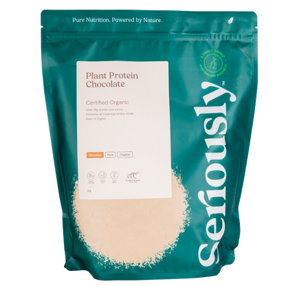 Smooth Plant Protein Powder Organic Chocolate, Vanilla, Strawberry