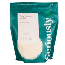 Smooth Plant Protein Powder Organic Chocolate, Vanilla, Strawberry
