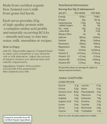 Whey Protein Concentrate Organic