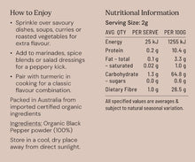 Black Pepper Powder Organic