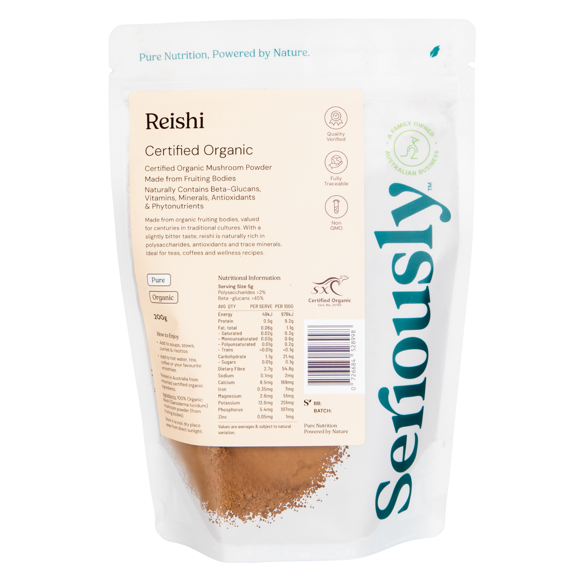 Reishi Mushroom Powder Organic