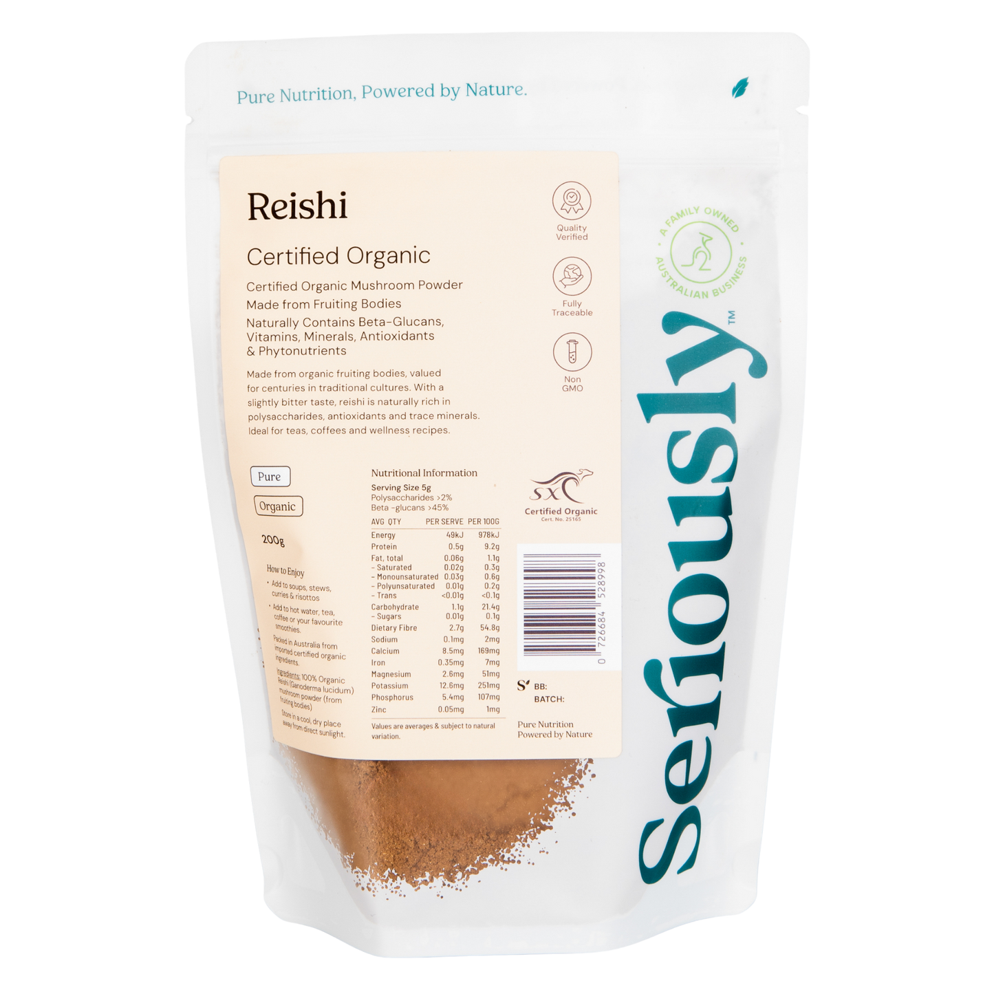 Reishi Mushroom Powder Organic