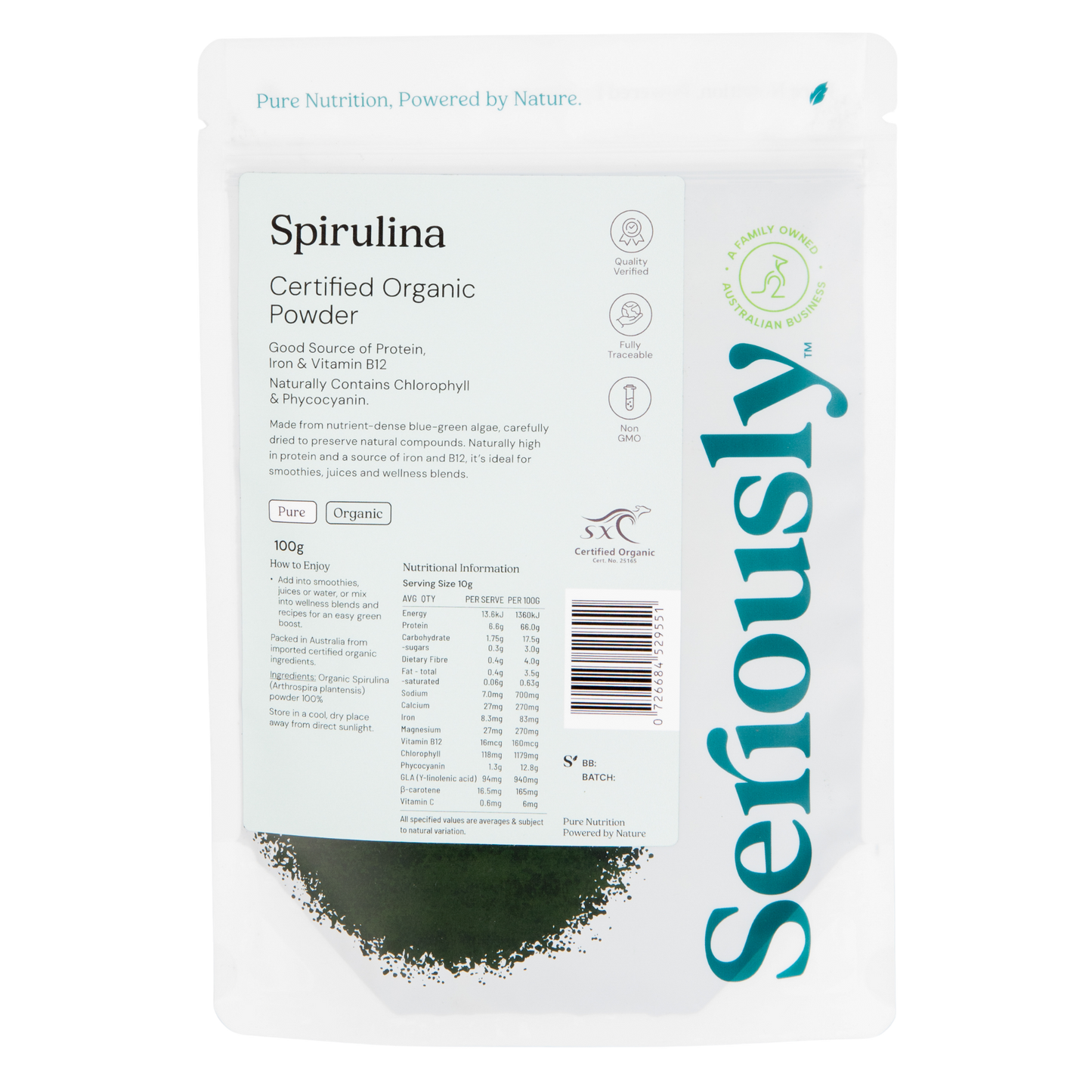 Spirulina Powder Organic