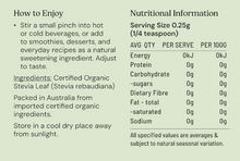 Stevia Leaf Powder Organic