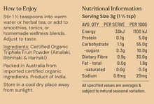 Triphala Powder Organic
