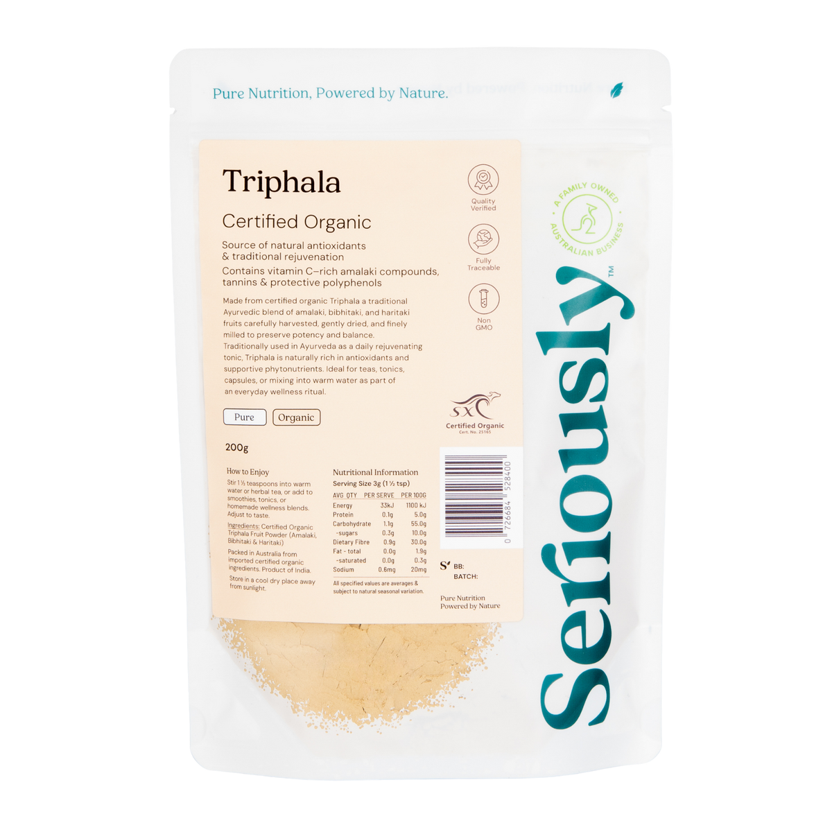 Organic Triphala Powder